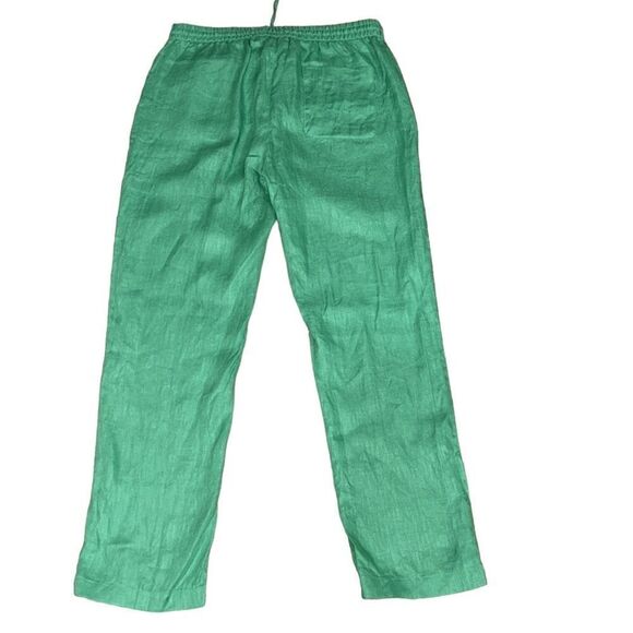 Tommy Hilfiger Vintage Green Linen Pants(Size Small) - Picture 3 of 7